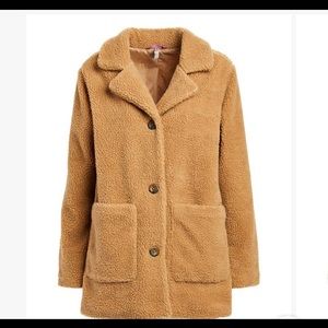 NWT Camel Teddy Coat